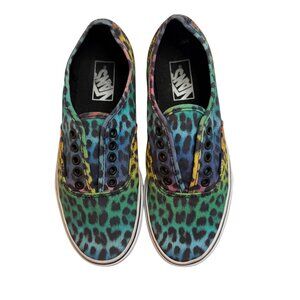 Vans Authentic Rainbow Leopard print shoes - Unisex Women's Size 8.5 / Mens 7